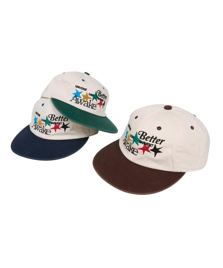 Yunibeoseugameonteu Multi Star Two-Tone Washed Cap_Brown