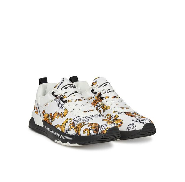 Мужские кроссовки Versace Jeans Couture 78ya3sa1 белые
