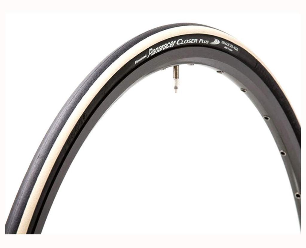 Panaracer CLOSER PLUS 700C Road Tire [Black/White 700x23C]