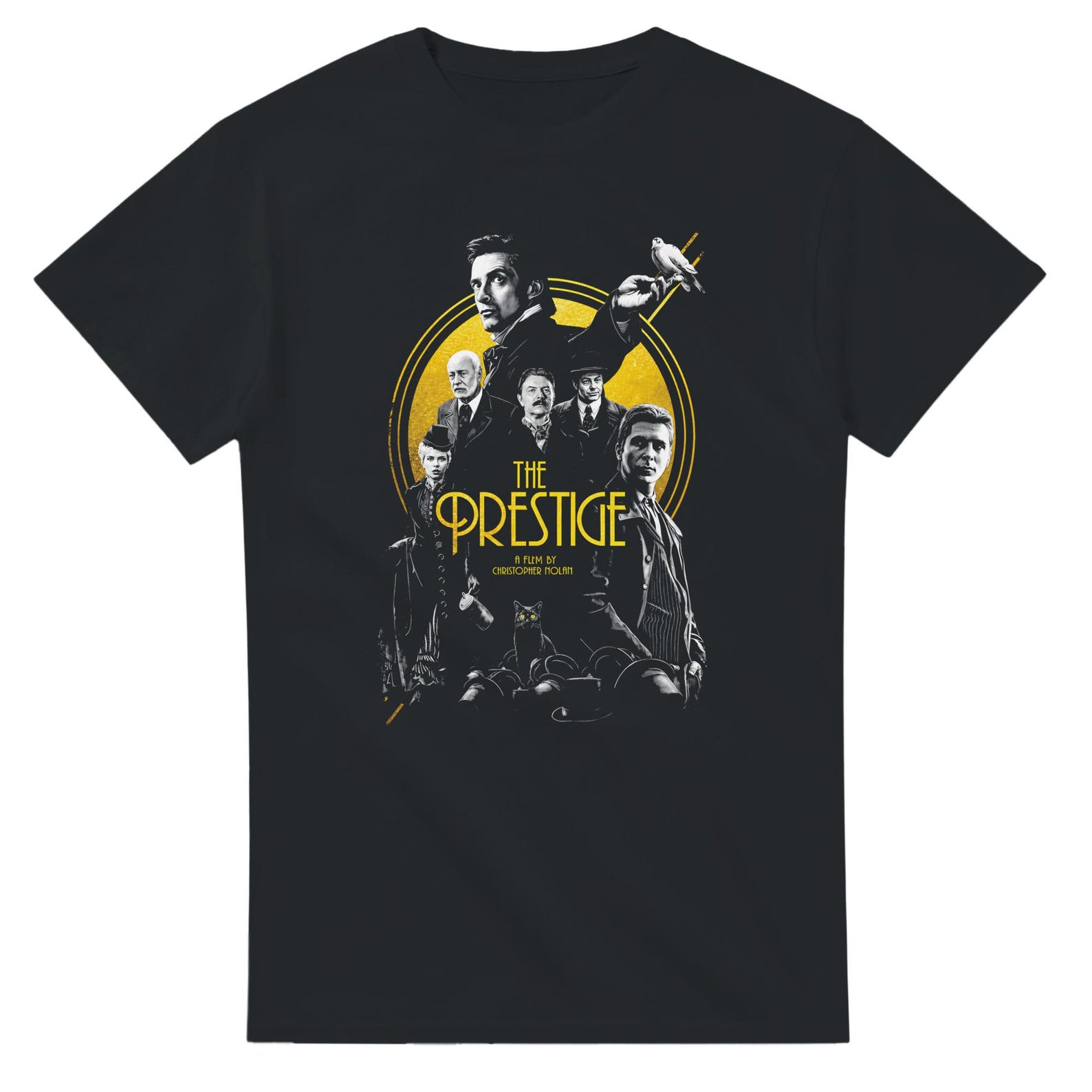 The Prestige Halftone Heavyweight Unisex Crewneck T shirt | Gildan® 5000 S