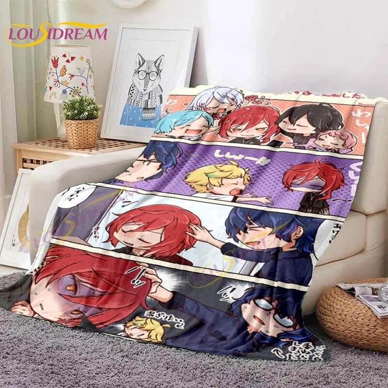 LoveUnholyc Decke RPG Decke Princess Connect Decke Spiel Anime Flanelldecke für Bett Sofa Reisen Weihnachtsdecke