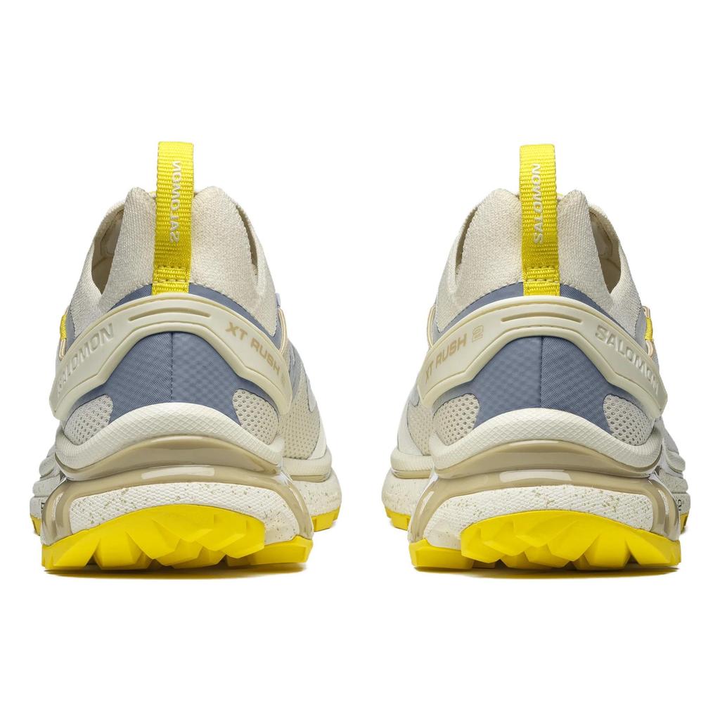 Salomon Xt-Rush 2 Sports Slip-Resistant Durable Low-Top Lifestyle Shoes Unisex sneaker Vanilla-Yellow 471372