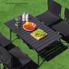 Portable Outdoor Folding Table and Chair Set - Perfect for Camping, Picnic, Patio, and BBQ