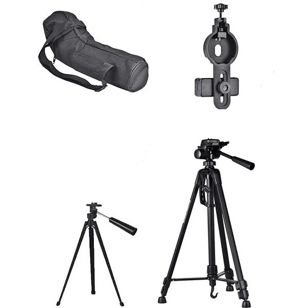 60x Monokulares Hochleistungs-High-Definition-Nachtastronomisches Teleskop mit Mondbeobachtung und Handykamera