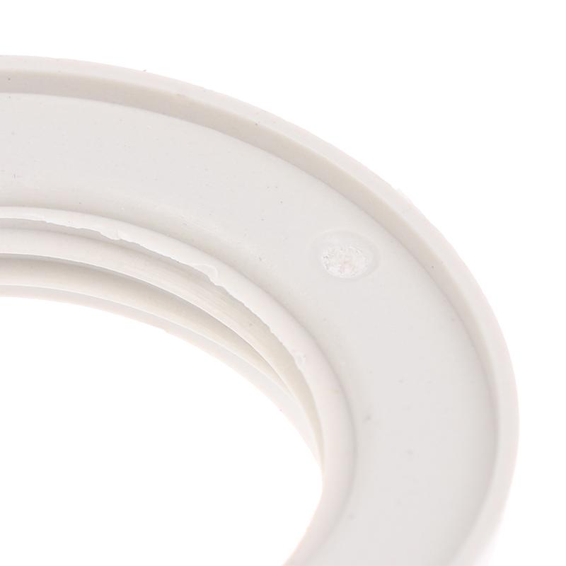 10Pcs E14 E27 Threaded Lamp Socket Rings Pack Black White E12 E26 Lock Lamp Shade Rings For Standard Base Lamp Holder