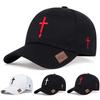 Casquettes de Baseball Broderie Croisée Unisexe Printemps Automne Extérieur Réglable Casquettes Décontractées Casquette Papa Casquette Anti-Soleil