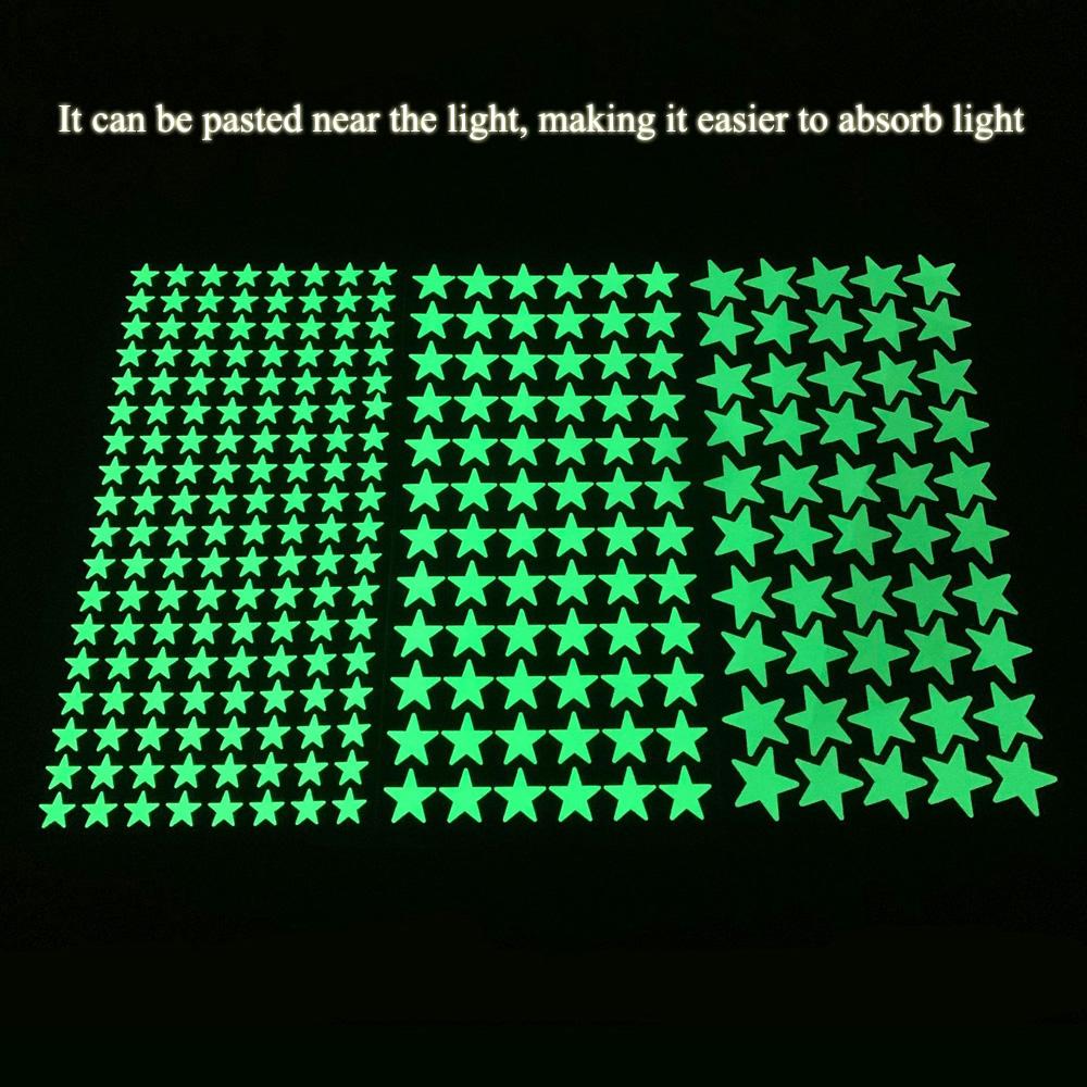 Luminous Stars Wall Stickers Kids Room Decoration Self-Adhesive Decals Bedroom Background Home Decor Glow In The Dark Wallpaper
