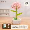 Cartoon Flower Building Blocks, Children's Educational Toys, Birthday Gifts for Boys and Girls, Camellia and Sunflower Model