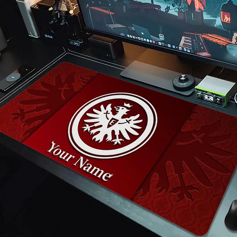 Eintracht Frankfurt Custom Name Large Size Mouse Pad Large Gaming Table Cushion Non-slip Laptop Tablet Big Mousepad XXL Mat Mini PC Playmat With Lock 