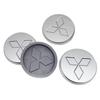 Per Mitsubishi Ralliart Lancer ASX Colt Pajero Outlander Eclipse Delica Set da 4 Pezzi Tappi Centrali per Mozzi Ruota Auto Coprimozzi Accessori