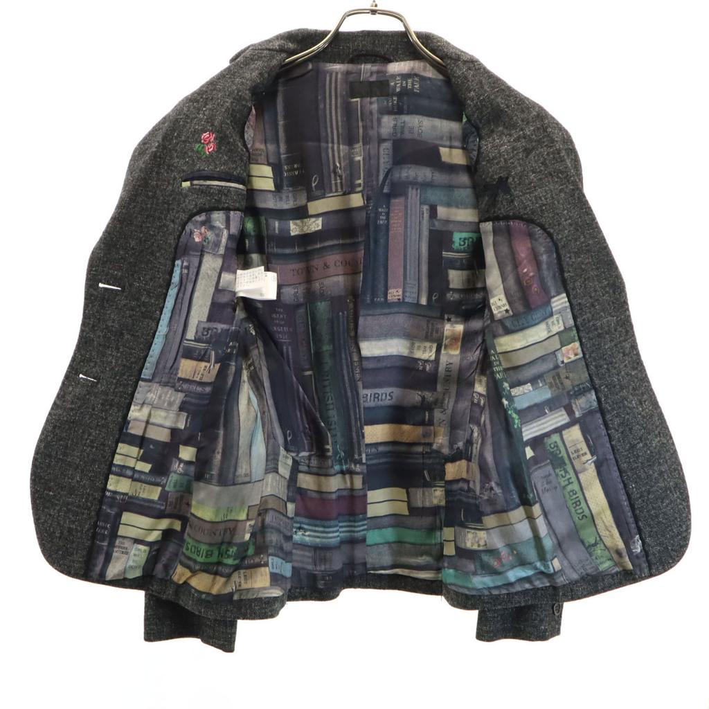 Paul Smith wool blend Skirt suit Setup 38/42 gray BLACK Women Used