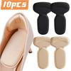 T Shape Sponge Heel Stickers Shoe Cushion Heel Protector for Shoes High Heels Inserts Heel Pads Shoe Adjuster Women Half Insoles