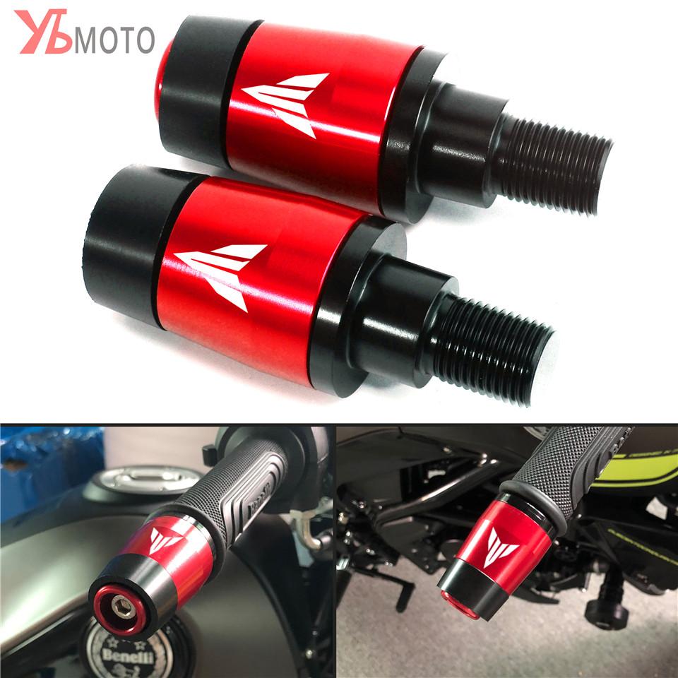 

Новые ручки для руля мотоцикла, наконечники слайдера, подходят для YAMAHA MT-07 MT07 MT09 MT10 MT 07 09 10 TRACER 900