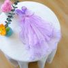 Breathable Dog Wedding Dress Luxury Pet Clothing Fashion Pet Headdress  Wedding Ceremony Party
