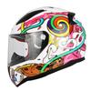 Full Face Motorcycle Helmet Kids ABS Safety With Warm Lining Breathable Design Certified 3C