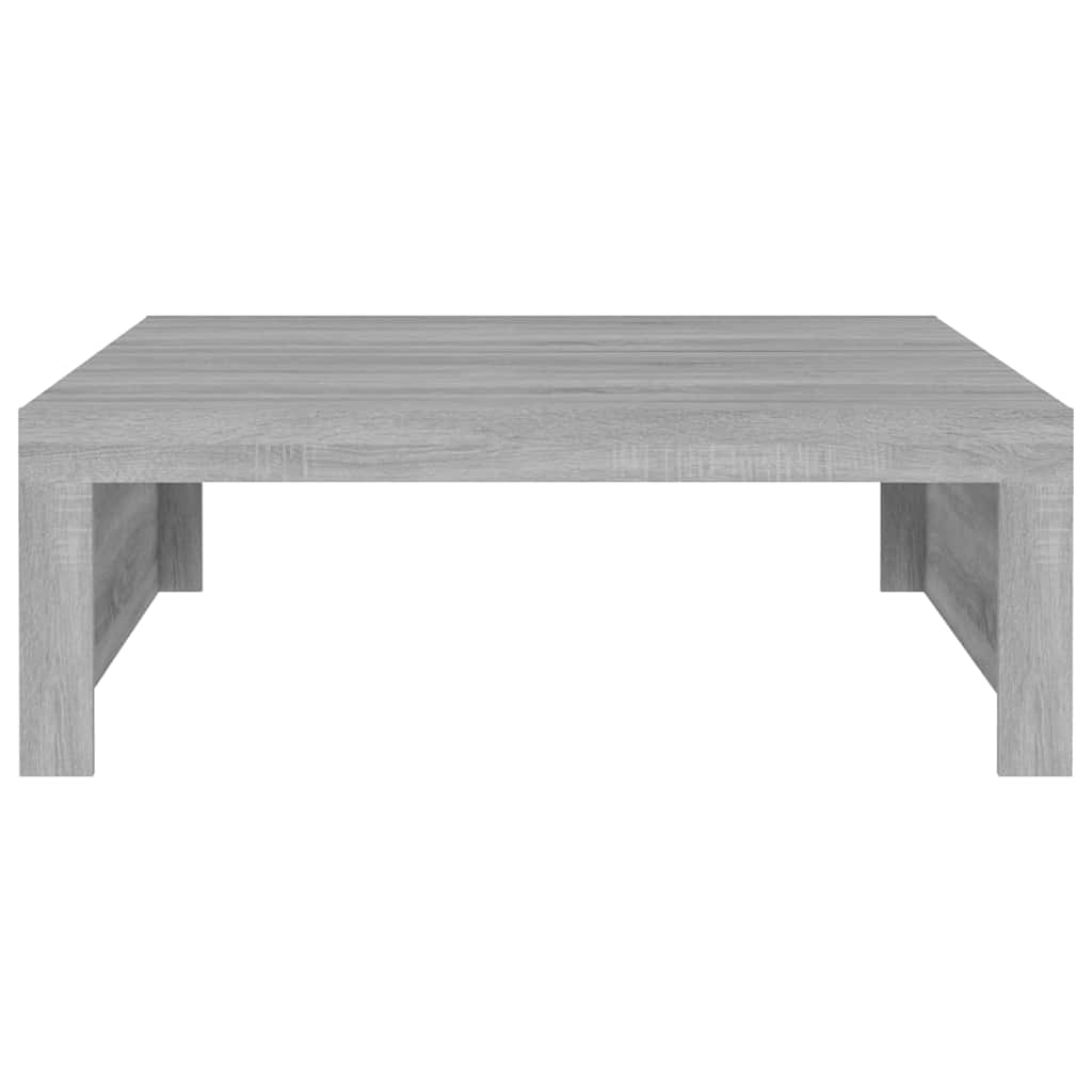  Coffee Table, Grey Sonoma Oak, 100x100x35 Cm