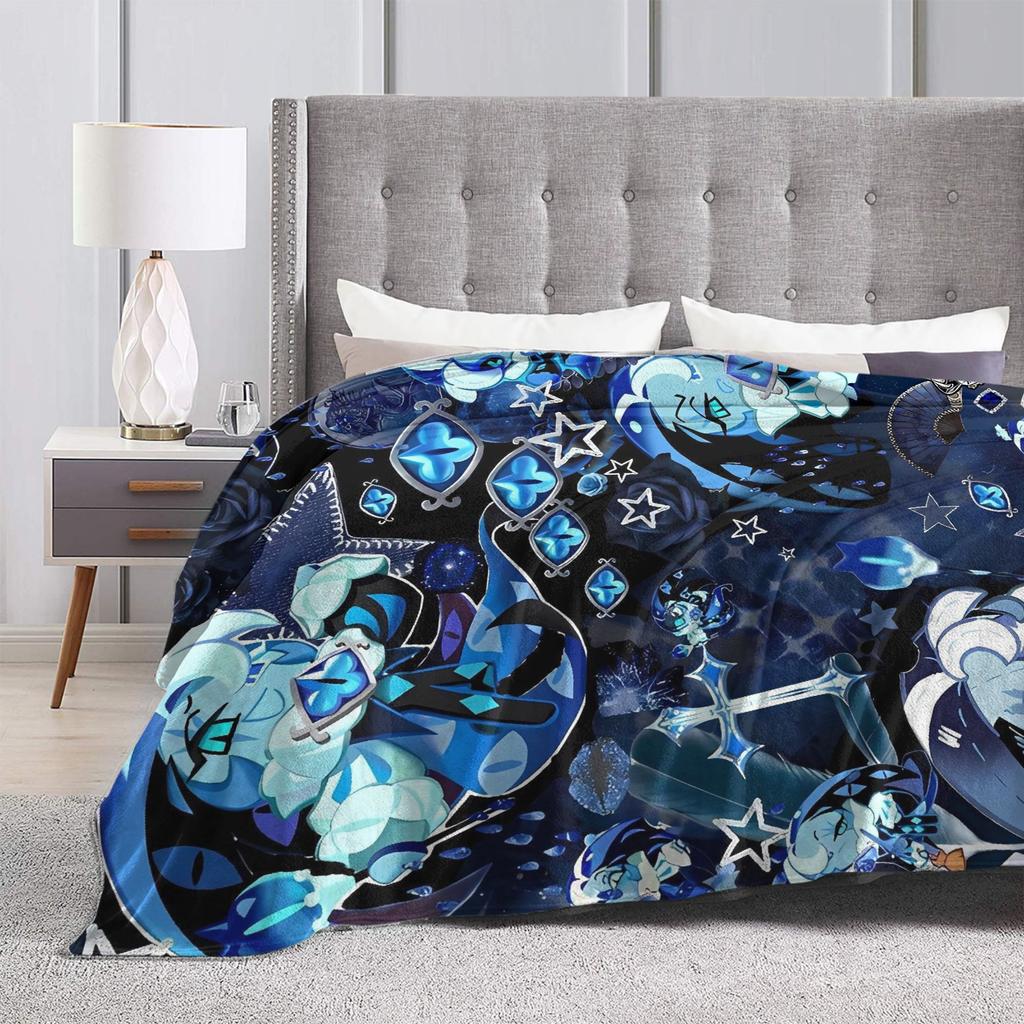 Cookie Run Kingdom Game Blanket Decorative Flannel Throw Blanket For Outdoor Super Warm Custom Quality Bedspread Gift Idea