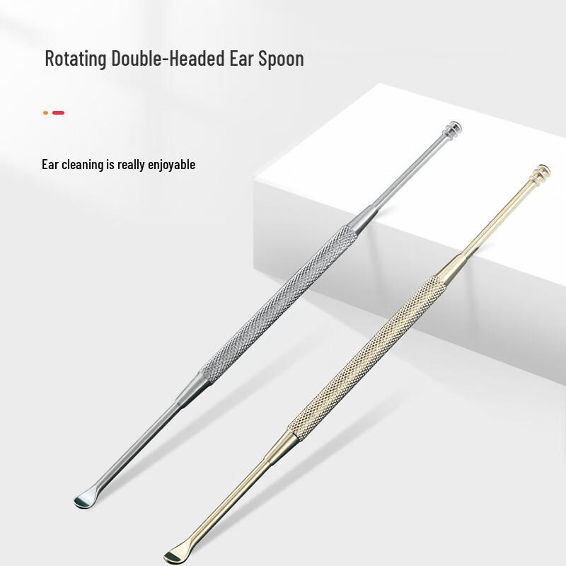 BIG BEAK Double-Headed Stainless Steel Ear Pick
