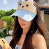 Summer Sun Hat for Women - Sweet & Cute Outdoor Bowknot Cycling Visor Cap