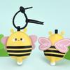 Cartoon Spits Bubble Keychain Animal Turtle and Bee Pinch Keychain Funny Squeezes Pendant  Children