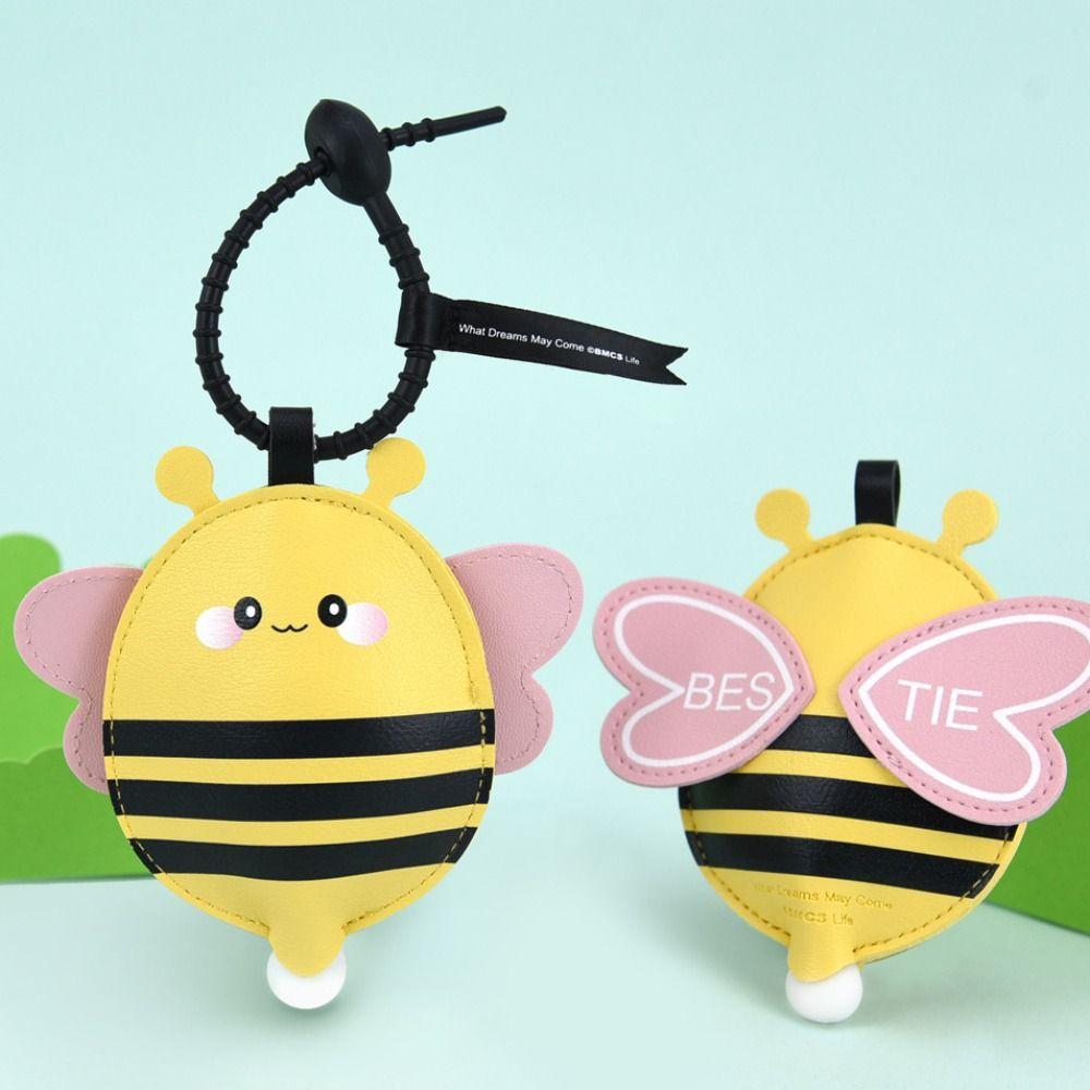 Cartoon Spits Bubble Keychain Animal Turtle and Bee Pinch Keychain Funny Squeezes Pendant  Children