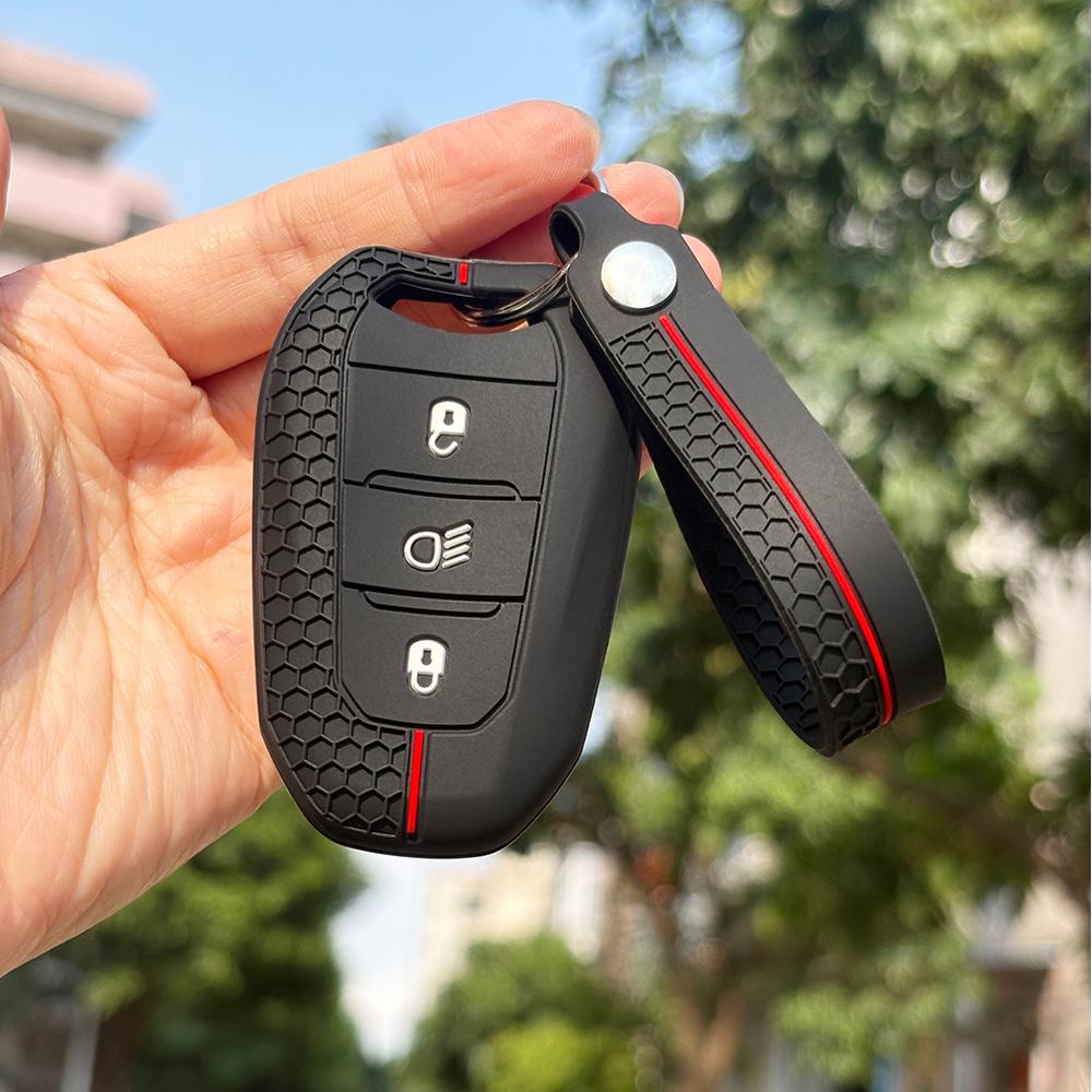 Protection For Citroen C3 C5 X7 C4 C2 C8 For Peugeot 208 2008 508 408 308 3008 207 407 307 206 Rifter Key Holder Caps Opel Mokka