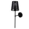 Wall Sconce Rechargeable Dimmable RGB Wall Light Hollow Out Bedside Light with Remote Control for Bedroom