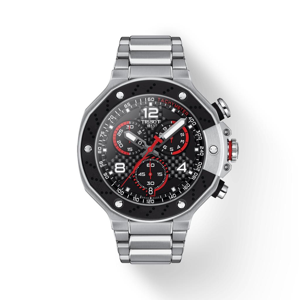 Tissot Stainless Steel Black Dial Men's Fashion Watch T141.417.11.057.00