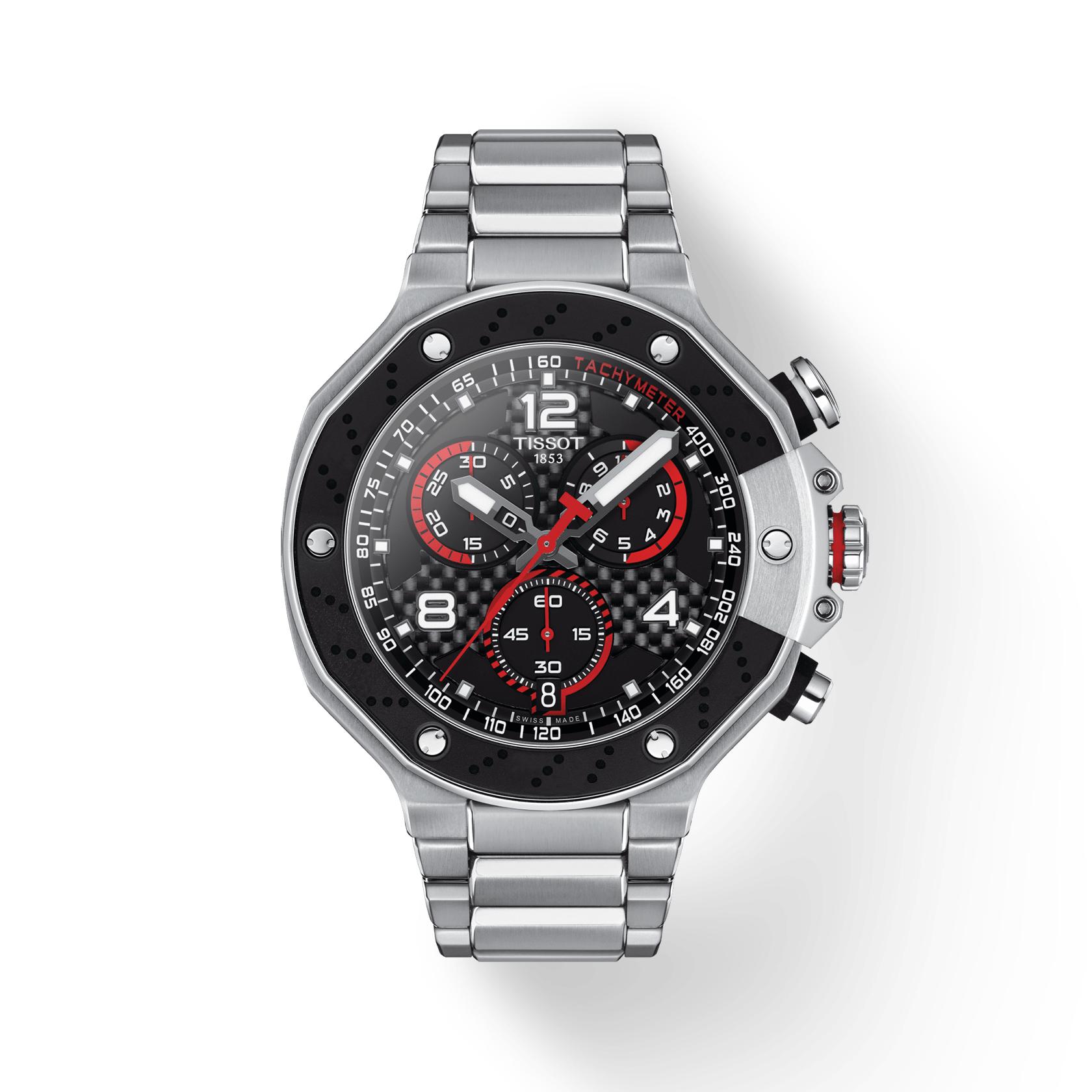 Tissot Stainless Steel black Dial Men s Fashion Watch T141.417.11.057.00 чёрный