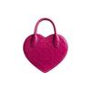 Coach Heart 20 Embossed Letter Logo Zipper Closure Hardware Buckle Card Slot Patent Leather Heart Bag Handheld Crossbody Shoulder Bag Small CN600-B4MJ