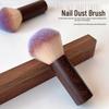 Gradient Nail Art Dust Brush - Soft Bristle, Short Handle Brush for Nail Dust and Makeup Application