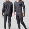 Septwolves Men's Wool Blend V-neck Thermal Underwear Set 99004