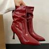 High Heels Women Ankle Boots Sexy Pointed Toe Shoes Winter Designer Pumps 2024 Fashion New Trend Gladiator Goth Chaussures Lady