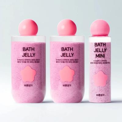 Bareunsaenggak Bath Jelly Romantic Melo 270ml X 2 + 105ml Couple Bath Bomb, Slippery and Moist