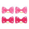 Puppy Hair Bow Puppy Hair Accessory Set Handmade Dog Hair Bowknot Set with Rubber Bands for Small Pets Party Christmas Birthday