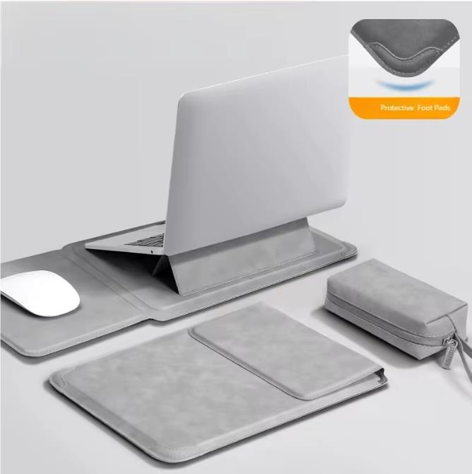 Laptop Sleeve Case 13 14 15 15.6 16Inch voor HP DELL Tas voor Notebook Case met Stand Mannen Vrouwen