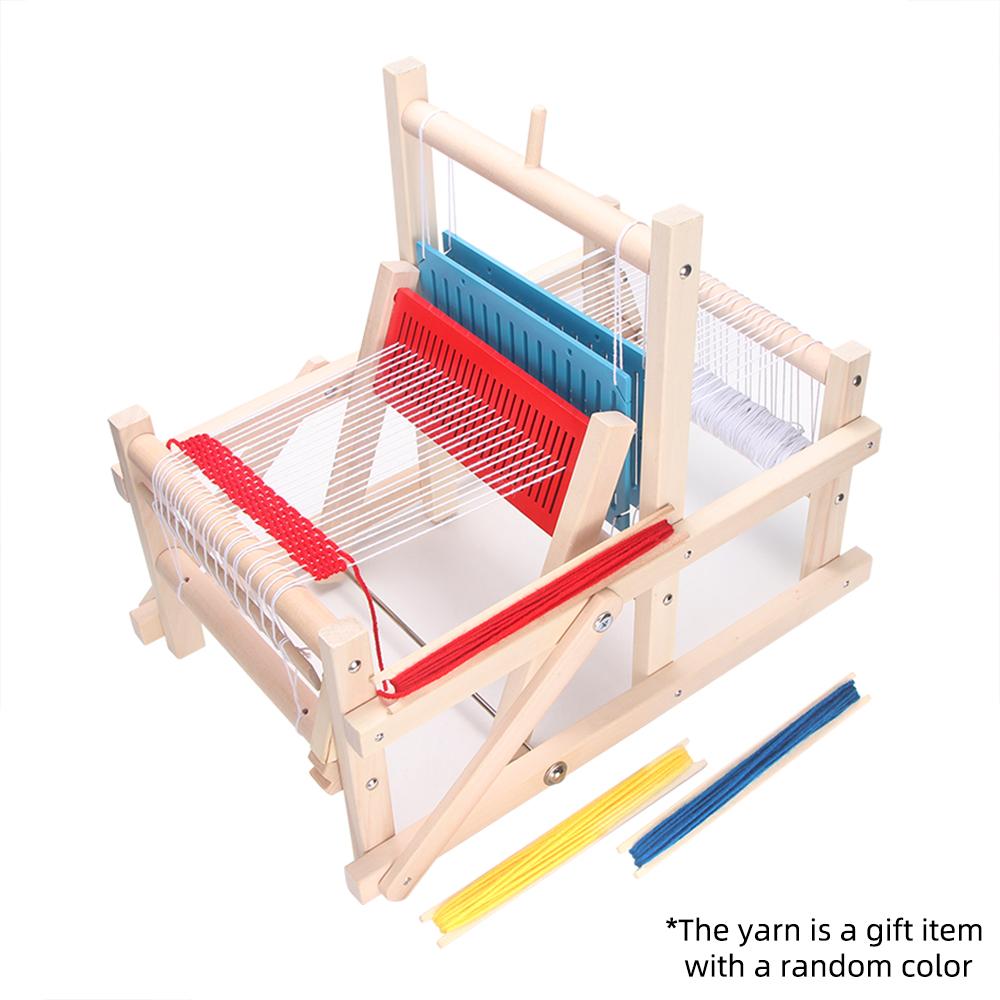 

1pc Wooden Multi-Craft Weaving Loom Kit, Maunal DIY Wool Knitting Machine Tool, Hand Weaving Crochet Creative Wool Yarn Project