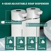 Double-Head Touchless Foam/Gel Infrared Induction Electric Automatic Senor Soap Dispenser Wall-Mounted Hand Washing Pump Machine
