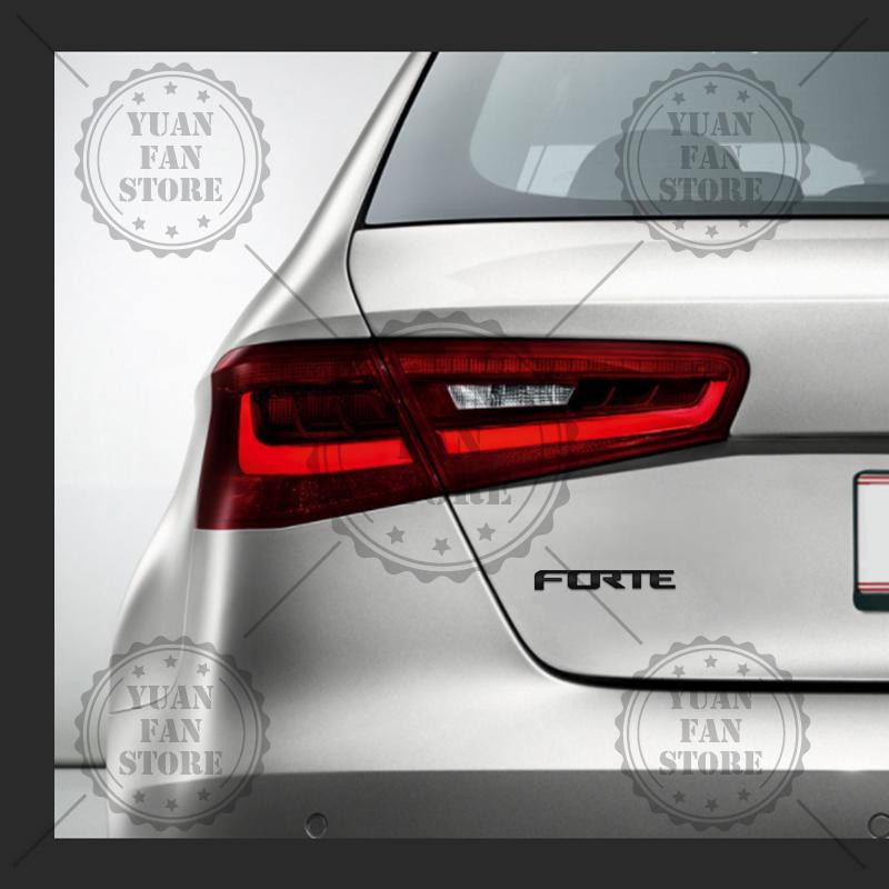 1PCS Metal Letter For Forte 3D Emblem Car Rear Trunk Decals Badge Auto Accessories Styling