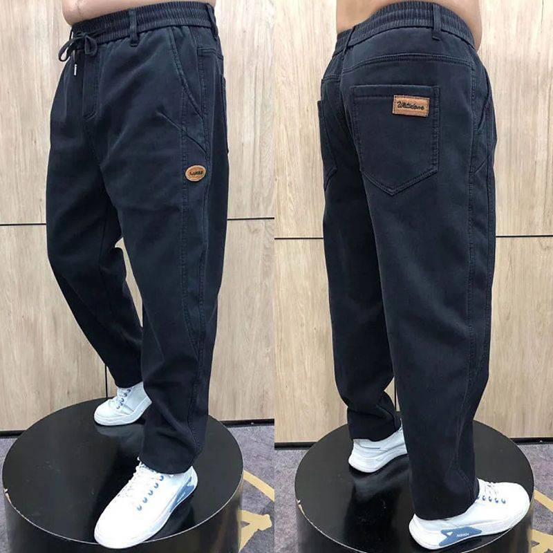 

Мужские брюки-шаровары на весну и осень, тонкие, свободные, эластичные, прямые, удобные, брюки-харлан 28