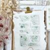 Artistic Silicone Stamps: Letter Paper, Postmarks, Coffee, Snowflakes, DIY Planner Scene Decorations