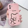 Mobile Phone Cases for iPhone 11 13 XR 15 Pro Max 12 14 Pro Max Case iPhone 16 7 Plus 8 Plus XS Max Big Wave Solid Color Cartoon Anti-drop Waterproof