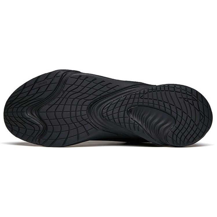 Anta Comfortable Non-Slip Durable Lightweight Warm Low-Top Running Shoes Men Sneakers Black 112145523-9