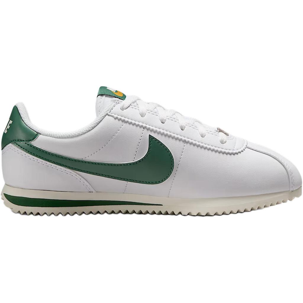 Nike Cortez Synthetic Leather Versatile Comfortable Low-Top Casual Shoes Unisex sneakers White Green IH7653-103