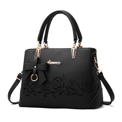 Stickerei Damen Handtaschen Mode Umhängetasche Hochwertiges Leder Damen Umhängetasche