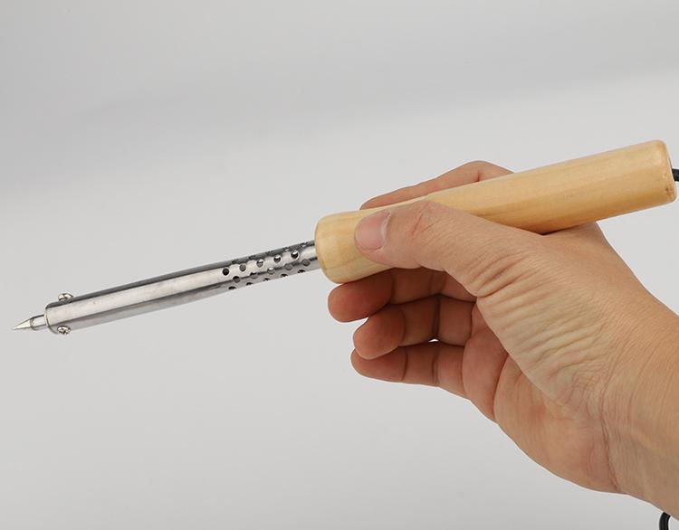 60W/80W/100W/150W Hochleistungs-Lötkolben mit Holzgriff & Konstanttemperaturregelung