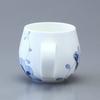 NARUMI Milano Duo Mug, 360cc, Blue, Plum Blossom Balloon Shape, Heartwarming Design, Microwave and Dishwasher Safe, Gift Boxed, 52442-2816