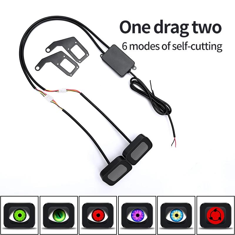 

Комплект для модификации фар «Дьявольский глаз», светодиодная апертура, сверхъяркие дневные ходовые огни, множество вариантов, водонепроницаемый и