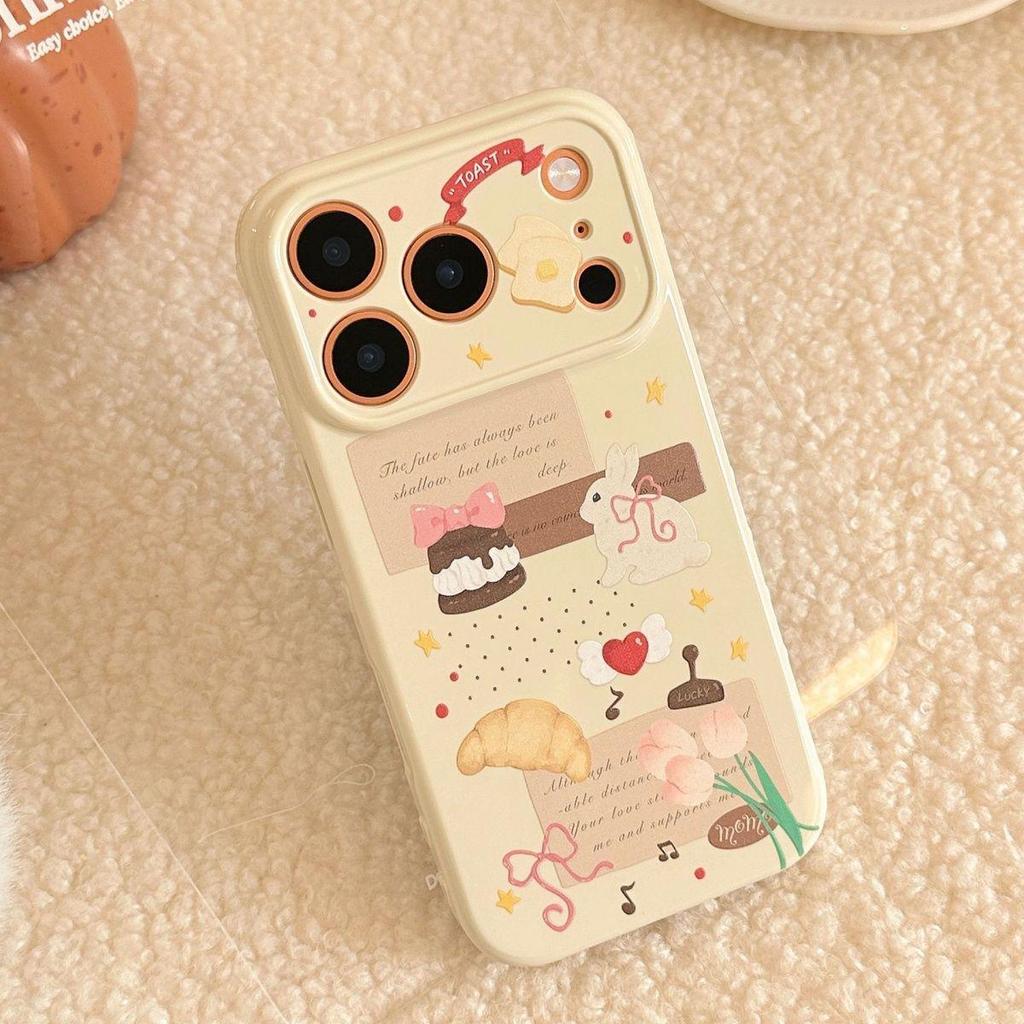 Cartoon Meow iPhone 17 Pro Max Heart Case, Fits 13/15/16 Pro
