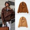 Women'S Fashion Casual Personality Street Motorcycle Clothing Short Jacket